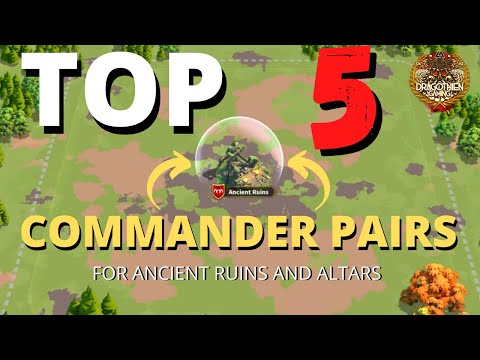 TOP 5 COMMANDER PAIRINGS TO BRING INTO RUINS/ALTAR AREA IN LIGHT AND DARKNESS! - Rise of Kingdoms