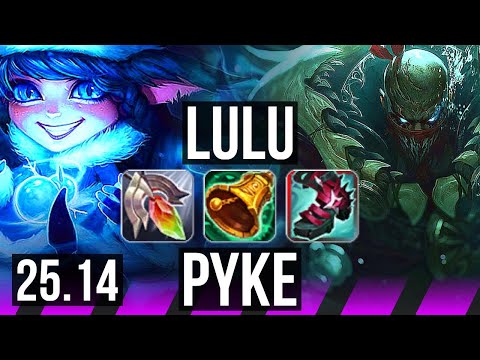 LULU & Heimerdinger vs PYKE & Zeri (SUP) | KR Master | 25.14