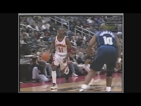 Jason Terry Career-High 46 Points 5 Ast 3 Stl Vs. Mavericks, 2001-02.