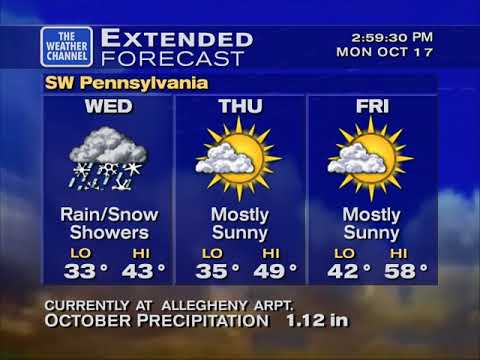 WeatherSTAR XL V1: Pittsburgh, PA - 10/17/2022