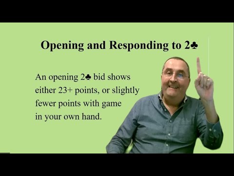 Opening and Responding to Two Clubs