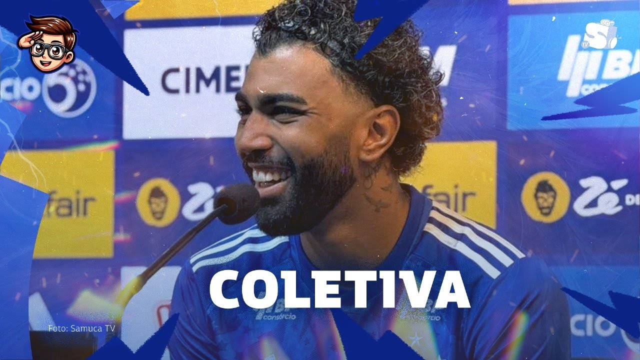 COLETIVA COMPLETA DE APRESENTAÇÃO DO GABI NO CRUZEIRO