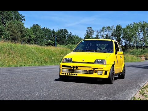 Kleiner Renner ganz schnell ... und so gelb. Mit dem FIAT Cinquecento Sporting auf Bestzeit-Jagd.