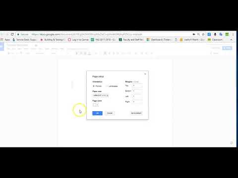 Changing the Background Color in Google Docs