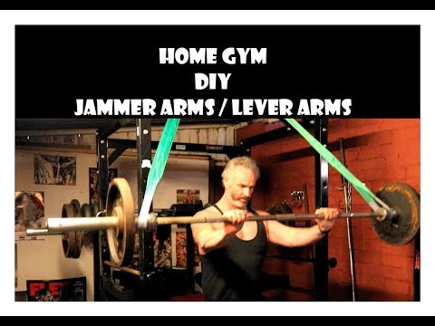 HOME GYM DIY JAMMER ARMS/LEVER ARMS