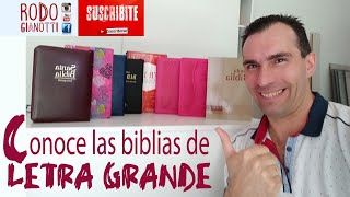 Biblias de letra Grande, Gigante y Super Gigante