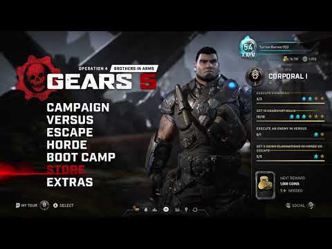 Gears 5 Operation 4 PVE Update: Characters. Skill cards.Horde.Escape