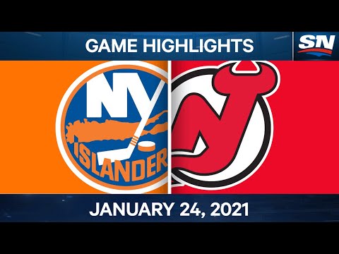 NHL Game Highlights | Islanders vs. Devils - Jan. 24, 2021