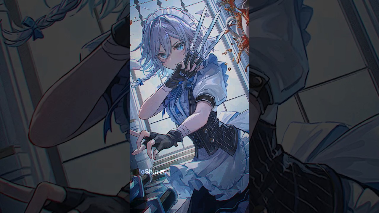 Sakuya Izayoi 🥀|| Touhou || Anime Edit #jedagjeduganime #animeedit #touhou