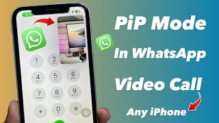 Whatsapp Video Call paused problem in iPhone Fixed - Pip Mode in whatsapp Video Call