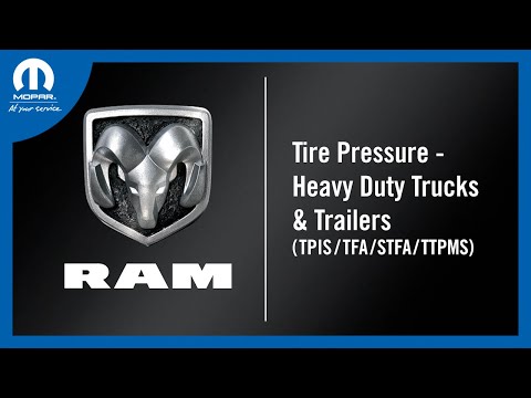 Tire Pressure – TPIS/TFA /STFA/TTPMS | How To | 2023 Ram Heavy Duty Trucks