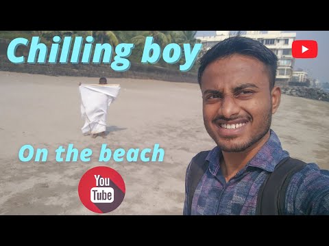 PHIRSE BEACH PAR. ( MUMBAI LIFE ON BEACH CHILLING BOY)