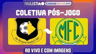 SÃO BERNARDO X MIRASSOL - COLETIVA PÓS-JOGO | PAULISTÃO CASAS BAHIA 2026