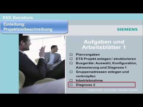 Siemens KNX Grundkurs Aufgabenblock 1 (ETS5)