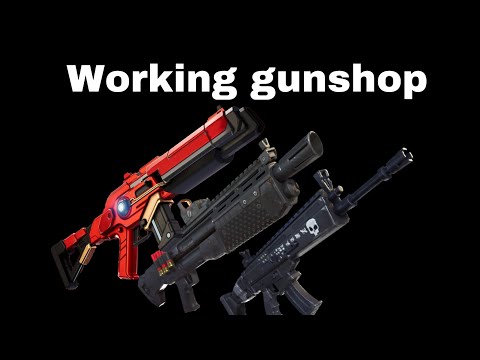 How too make a working Gunshop in Fortnite creative