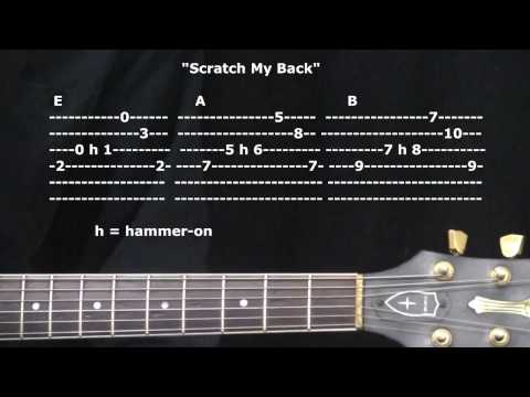 "Scratch My Back" by Slim Harpo : 365 Riffs For Beginning Guitar !!