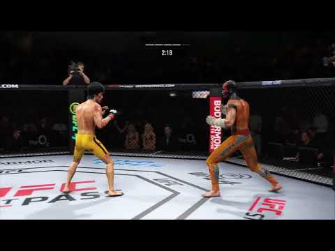 UFC4 Bruce Lee vs Scorpion Mortal Kombat EA Sports UFC 4 PS5