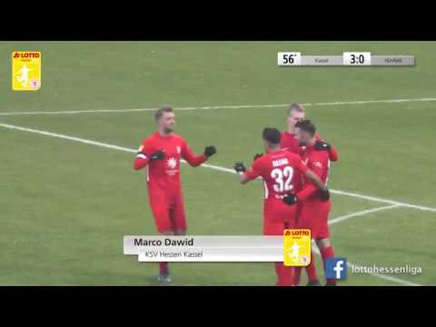 Alle Tore des 21. Spieltags in der Fußball-Hessenliga im Video