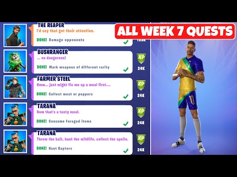 All Week 7 Quests/Challenges Guide! - Fortnite Chapter 2 Season 6