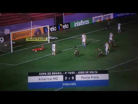 Gol do América-MG - Alê - América-MG 2 X 0 Ponte Preta - QUARTA FASE - #AMXPO