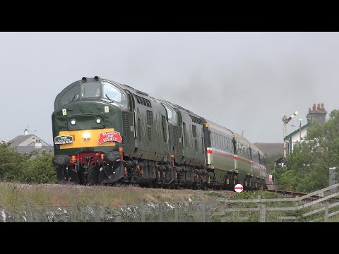 37667 & 37521 1Z14 1Z15 Crewe - Holyhead.. Three Peaks from a Seat 11.6.21