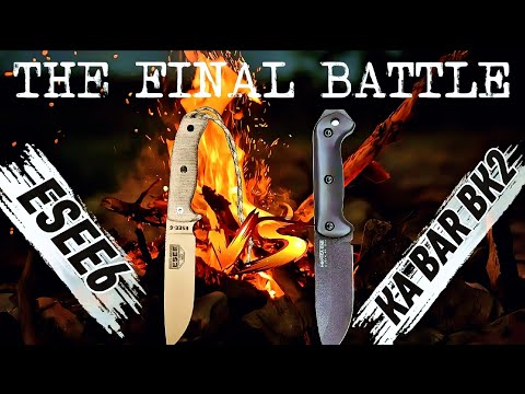 ESEE 6 vs KA-BAR BK2: The Ultimate Survival Knife Showdown