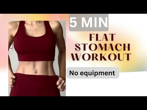 🔥5 PHÚT MỖI NGÀY CHO BỤNG PHẲNG (5 MINUTE EXERCISE EVERY DAY FOR A FLAT STOMACH)