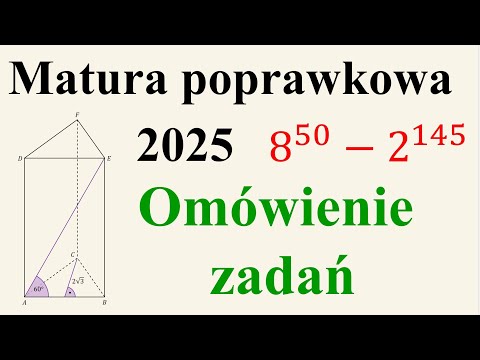 Matura poprawkowa 2025 - rozwiązania wszystkich zadań