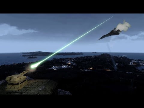 Mantis C-RAM Shooting Down Russia SU-57 Fighter Jet ! Military Simulation - Tracer - ArmA 3