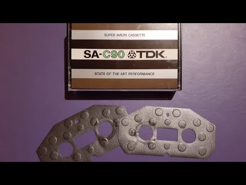 TDK SA-C90 SUPER AVILIN 1975? INSIDE THE CASSETTE