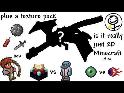 i used a minecraft guide to play through terraria. it went poorly