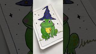 Wizard Frog Watercolor