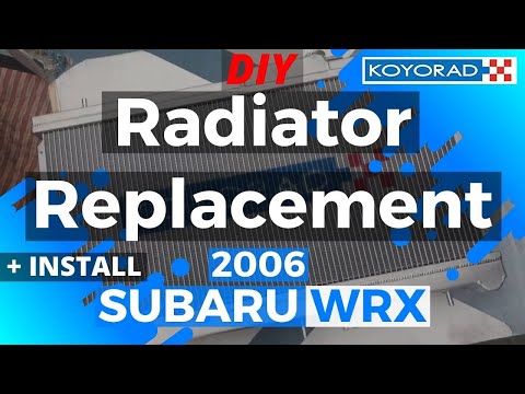 Subaru WRX Radiator Replacement (DIY KOYORAD Install)
