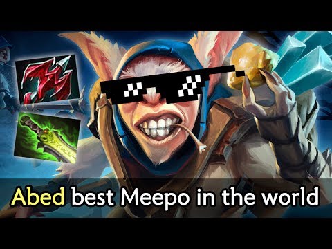 Abed Top 1 Meepo in The World 10K mmr ranked gameplay