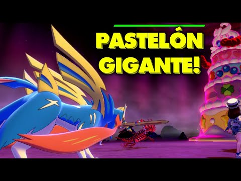 el PASTELÓN GIGANTE! CAPTURANDO ALCREMIE GIGAMAX de 5 ESTRELLAS en POKÉMON ESPADA y ESCUDO