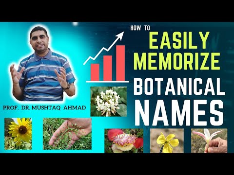Easy Tips to learn Botanical names | Plant Names | Info Biodiversity