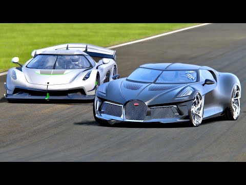 Bugatti La Voiture Noire vs Koenigsegg Jesko - Monza