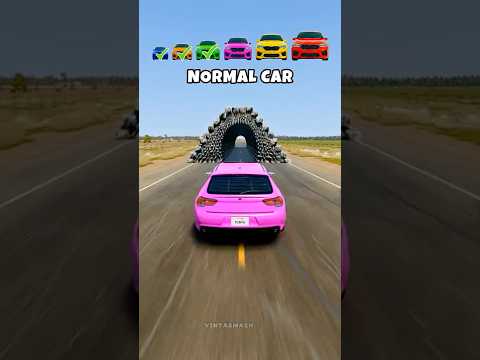 Big & Small Cars vs Tunnel
