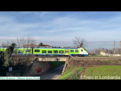 Transiti Trenord e Merci sulla Milano - Venezia 5 Gennaio 2023. PT2 #4k