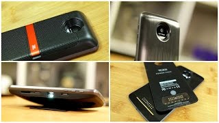Moto Mods Review: JBL SoundBoost, Lenovo Insta-Share Projector, and Tumi Battery | Pocketnow