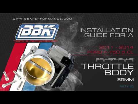 2011-14 Ford F150 5.0L Coyote 85mm BBK Throttle Body Installation