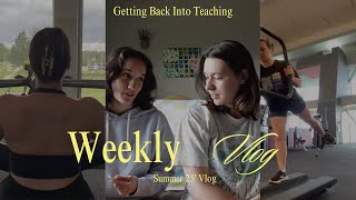 Weekly Vlog | Week of Workouts and Teaching Fitness Classes