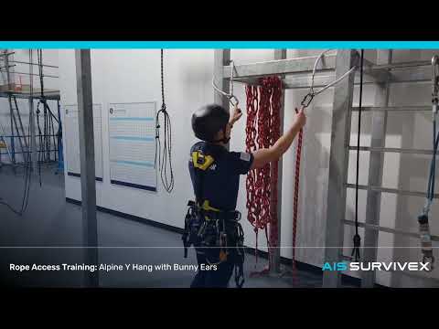 Rope Access Training: How To Complete A Bunny Ears Y Hang