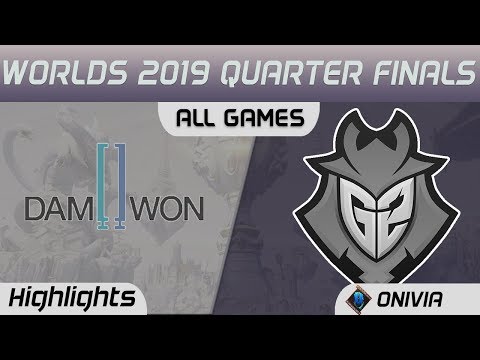 DWG vs G2 Series Highlights Worlds 2019 Quarter Finals Damwon Gaming vs G2 Esports by Onivia
