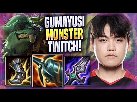 GUMAYUSI IS A MONSTER WITH TWITCH! - T1 Gumayusi Plays Twitch ADC vs Draven! | Season 2022