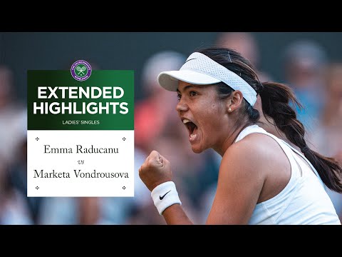 Two Grand Slam Champs! | Emma Raducanu vs Marketa Vondrousova | Extended Highlights | Wimbledon 2025