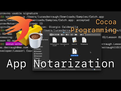 Cocoa Programming L82 - App Notarization