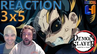 GENYA IS A DEMON?! | Demon Slayer 3x5 Bright Red Sword | REACTION