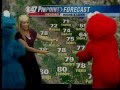 Elmo Cookie Monster Do The Weather On TV With Jenny Toste