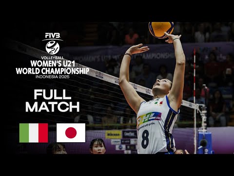 Italy vs. Japan - Final | Women's U21 World Champs 2025 - Full Match